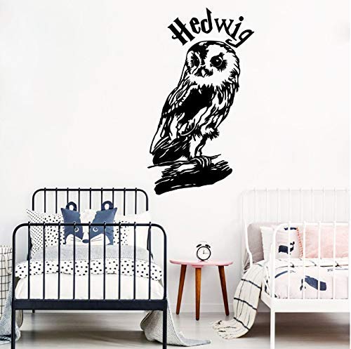 Cartoon Harry Potter Eule Hedwig Baum Wandtattoo Schlafzimmer Baby Kinderzimmer Harry Potter Tier Eule Zweig Wandaufkleber Vinyl Dekoration 75 * 43Cm von BKDPW