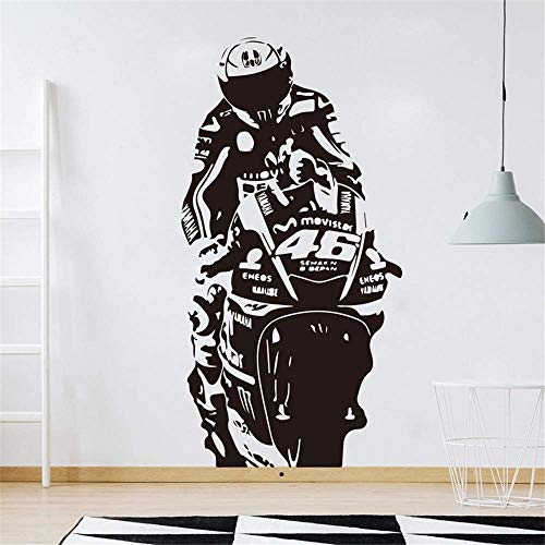 Valentino Rossi (Valentino Rossi) Wandaufkleber Wandbild Vr The Doctor Motor Race Wandtattoo Kinderzimmer Motorrad Motorsport Wohnzimmer Dekoration J039 42 * 81Cm von BKDPW