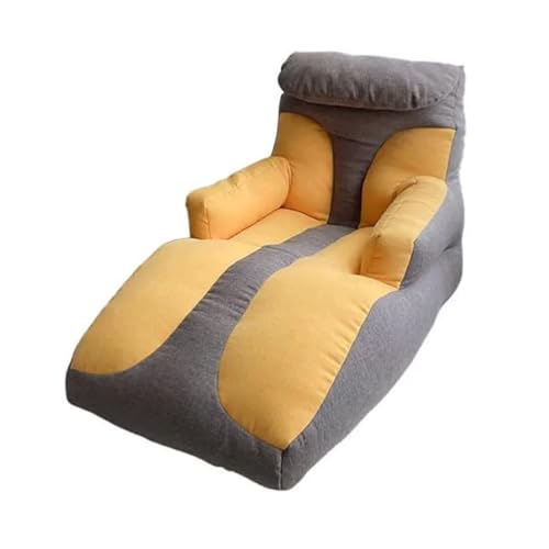BKEKM Großer Sitzsack-Stuhl, Baumwoll-Lazy-Sofa, Leder-Sitzsack-Liege mit Füllung, Sitzsack, Tatami-Rückensessel, Sitzsack-Lazy-Stuhl von BKEKM