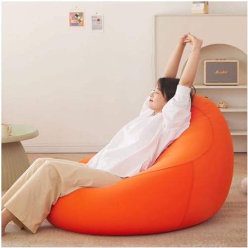 BKEKM Kreativer Sitzsack-Stuhl, birnenförmiger Lazy-Sofa-Stuhl mit Füllung, Boden-Sofa-Stuhl, Stretch-Stoff, Lounge-Lazy-Sitzsack-Stuhl von BKEKM