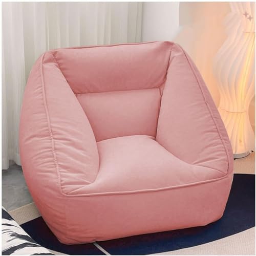 BKEKM Sitzsack-Stuhl, doppelseitiges Samt-Lazy-Sofa mit Füllung, Sitzsack-Liege, Rückenlehne, Lounge-Stuhl, weicher Tatami-Lazy-Sofa-Stuhl von BKEKM
