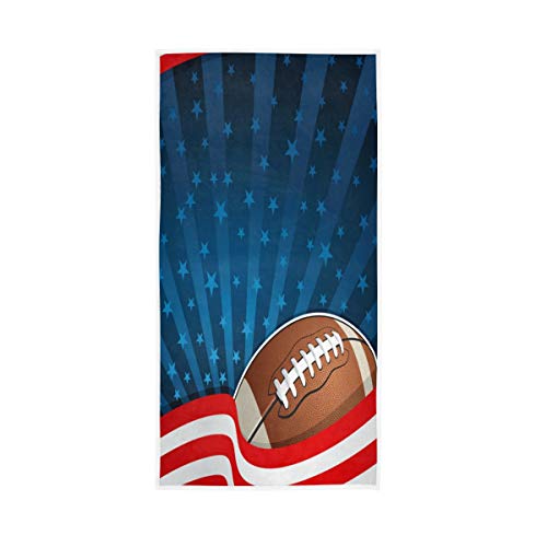 BKEOY Badetuch American Football Muster Handtuch Strandtücher von BKEOY