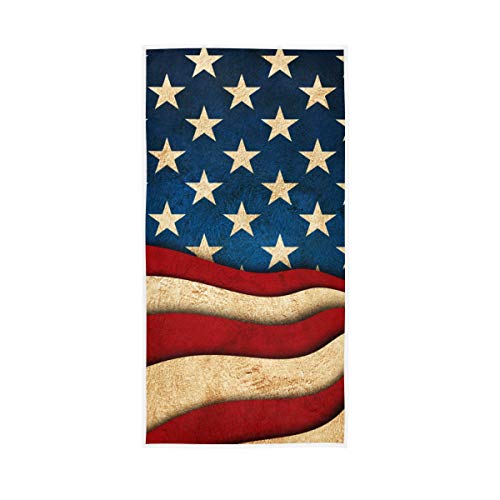 BKEOY Badetuch Amerika 4. Juli Star Artikel Flagge Handtuch Strandtücher von BKEOY