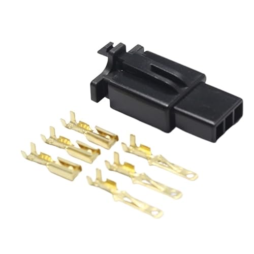 10 set 2.8mm 3Pin Auto Electrical Wire Connector 2.8 3P Black Car with Terminals for E-Bike Automobile Motorcycle etc 10 set 2.8mm 3Pin Auto Electrical Wire Connector 2.8 3P Black Car with Terminals for E-Bike Automobile Motorcycle etc von BKGWCSOR
