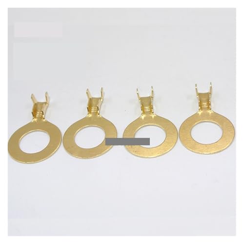 1000pcs DJ431 DJ431-12B 12.5mm Dia M12 Copper Circular Splice Terminal Wire Naked Connector For 1-1.5mm2 Wire von BKGWCSOR