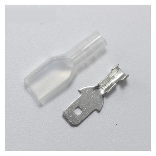10set 4.8mm Crimp Short Terminal Male Spade Connector Splice With Case von BKGWCSOR