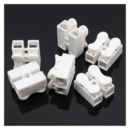 10x 2p Spring Connector wire with no welding no screws Quick Connector cable clamp Terminal Block 2 Way Easy Fit for led strip 10x 2p Spring Connector wire with no welding no screws Quick Connector cable clamp Terminal Block 2 Way Easy Fit for led strip von BKGWCSOR