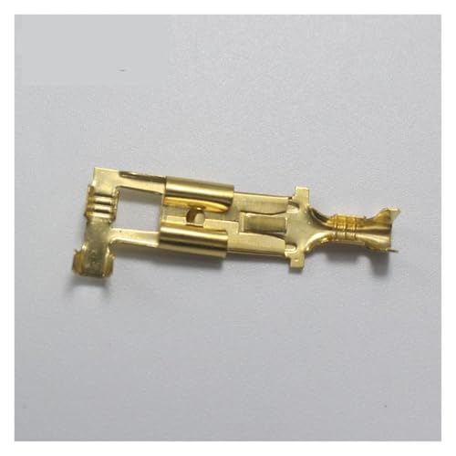 20sets Copper 6.3mm Crimp Terminal with Sheath Right Angle 6.3 mm Female Spade Connector + Male Terminals+Case von BKGWCSOR