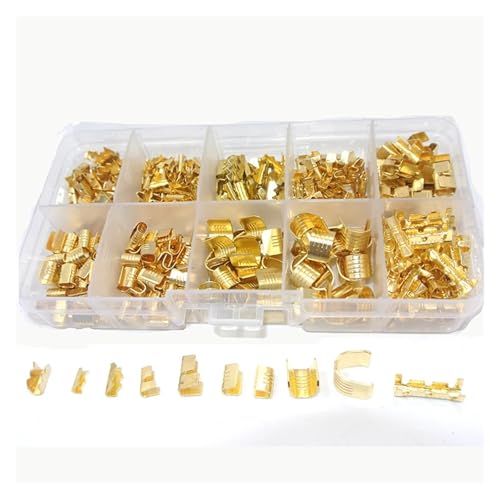 440PCS DJ454 DJ452 453 Car and Motorcycle Maintenance U -Line Deduction Copper Wire Nose Line Terminal 454TABCD von BKGWCSOR