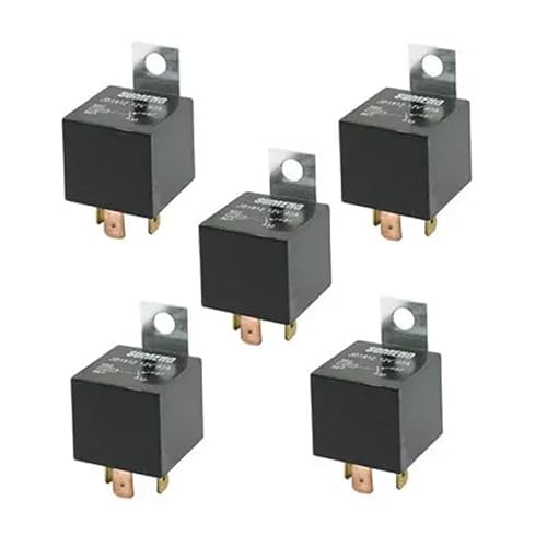 5 Pcs Normal Open SPST 4P Vehicle Auto Car Relay DC 12V 40A 5 Pcs Normal Open SPST 4P Vehicle Auto Car Relay DC 12V 40A von BKGWCSOR