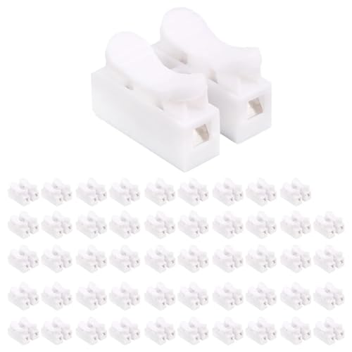 50PCS CH2 Spring Quick Wire Connector Cable Clamp Terminal Block Connector for LED Strip Light 50PCS CH2 Spring Quick Wire Connector Cable Clamp Terminal Block Connector for LED Strip Light von BKGWCSOR