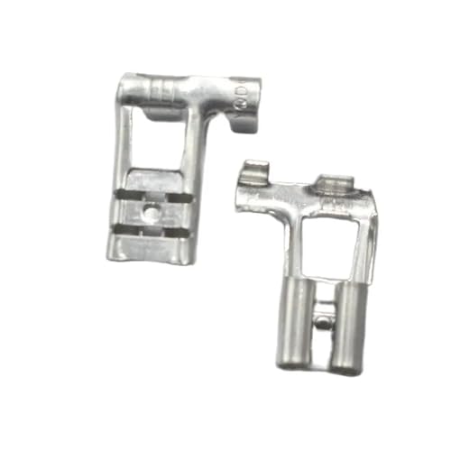 50pcs 6.3 Crimp Terminal 6.3mm Flag Type Uninsulated Spring Connector Right Angle Female Cold Terminal 50pcs 6.3 Crimp Terminal 6.3mm Flag Type Uninsulated Spring Connector Right Angle Female Cold Terminal von BKGWCSOR