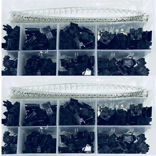 570pcs Terminal 2 3 4 5 Pin Wire Connector 2.5 mm Pitch Male and Female Connector Adapter Waterproof Connector von BKGWCSOR