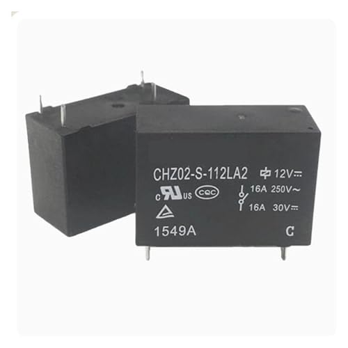 5pcs CHZ02-S-112LA2 CHZ02S112LA2 12V DCV12 12DCV 16A 4PIN relay von BKGWCSOR