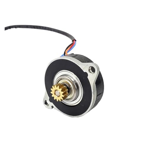 BKGWCSOR 0.9 Degree 36MM Stepper Electronic Starter DC 12V 2-Phase 4-Wire Round Thin Stepping Electronic Starter 13 Teeth MXL Pulley Wheel DIY 3D Printer CNC Robot von BKGWCSOR