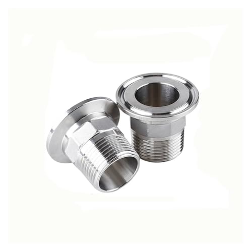 BKGWCSOR 1PC 2" Stainless Steel SS304 BSPT Male Threaded Ferrule OD 77.5mm fit 2.5" Tri Clamp BKGWCSOR 1PC 2" Stainless Steel SS304 BSPT Male Threaded Ferrule OD 77.5mm fit 2.5" Tri Clamp von BKGWCSOR