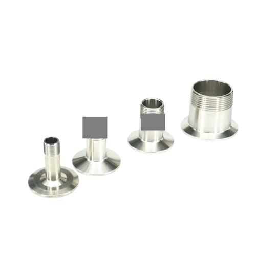 BKGWCSOR 1PC 3/4" BSPT Male Thread x 1.5" 50.5mm Tri Clamp Ferrule O/D 304 Stainless Steel Fitting Homebrew BKGWCSOR 1PC 3/4" BSPT Male Thread x 1.5" 50.5mm Tri Clamp Ferrule O/D 304 Stainless Steel Fitting Homebrew von BKGWCSOR