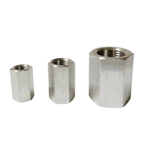 BKGWCSOR 1PC 3/8" BSPP Female Thread 304 Stainless Steel High Pressure Pipe Fitting Hex Connector Adapter BKGWCSOR 1PC 3/8" BSPP Female Thread 304 Stainless Steel High Pressure Pipe Fitting Hex Connector Adapter von BKGWCSOR