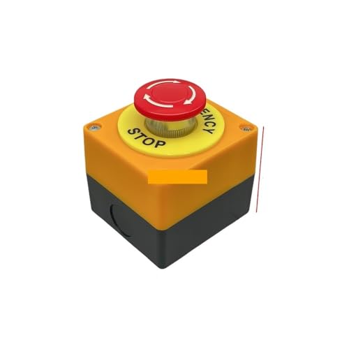 BKGWCSOR 1PCS Emergency Stop Button Switch Box Equipment Elevator Lift Warning Emergency Stop and Ring BKGWCSOR 1PCS Emergency Stop Button Switch Box Equipment Elevator Lift Warning Emergency Stop and Ring von BKGWCSOR