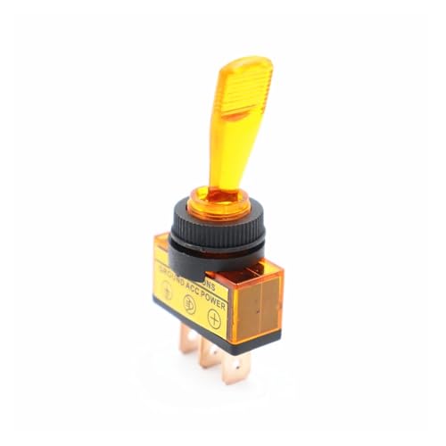 BKGWCSOR 1Pcs Car Toggle Switch 12V Illuminated car Rocker Switch 20A Rocker Switch Yellow with Light BKGWCSOR 1Pcs Car Toggle Switch 12V Illuminated car Rocker Switch 20A Rocker Switch Yellow with Light von BKGWCSOR