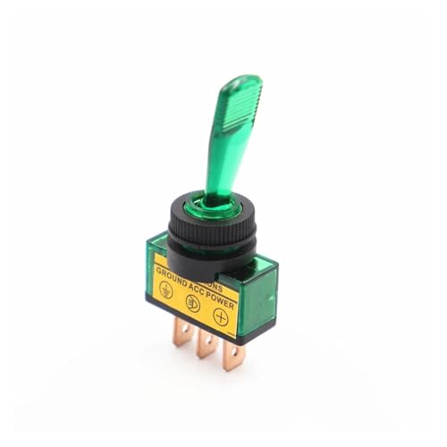 BKGWCSOR 1Pcs Green Car Toggle Switch 12V Illuminated car Rocker Switch 20A Rocker Switch with Light BKGWCSOR 1Pcs Green Car Toggle Switch 12V Illuminated car Rocker Switch 20A Rocker Switch with Light von BKGWCSOR