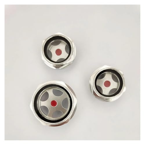 BKGWCSOR 1pc M20x1.5 Male Thread Aluminum Alloy Hex Head Oil Sight Glass Window for Air Compressor BKGWCSOR 1pc M20x1.5 Male Thread Aluminum Alloy Hex Head Oil Sight Glass Window for Air Compressor von BKGWCSOR