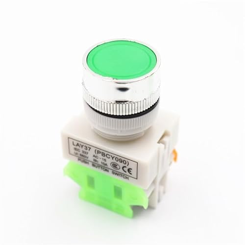 BKGWCSOR 6Pcs Green Button Switch LAY37-11BN Flat Button 22MM Y090 Self-Reset BKGWCSOR 6Pcs Green Button Switch LAY37-11BN Flat Button 22MM Y090 Self-Reset von BKGWCSOR