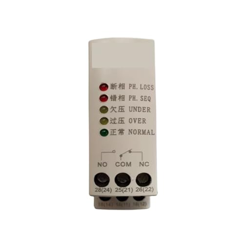JVRD-220V AC Phase Failure Protection Relay 3 Phase Voltage Monitoring Relay 50/60Hz JVRD-220V AC Phase Failure Protection Relay 3 Phase Voltage Monitoring Relay 50/60Hz von BKGWCSOR