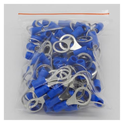 RV2-10 Blue Ring insulated terminal Cable Wire Connector suit 1.5-2.5mm cable Crimp Terminal 100PCS/Pack RV2.5-10 RV von BKGWCSOR