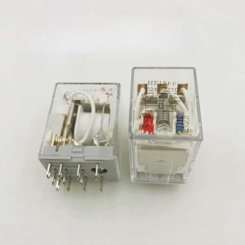 Relay HF18FF-024-3Z1D 11 pin 3 group conversion 7A250VAC socket type with light von BKGWCSOR