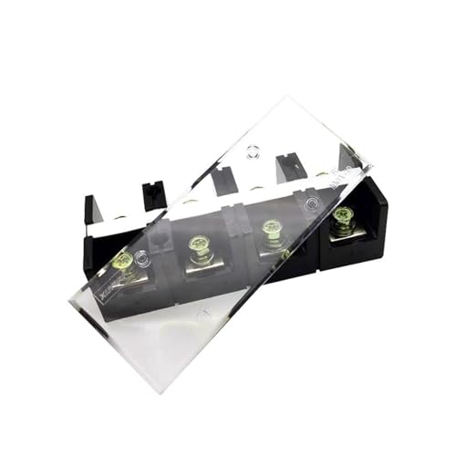 Terminal Block Brass Conductor TC-1004 Electrical Use Connector 100A 600V 4P Dual Row 10-22mm2 Wiring von BKGWCSOR
