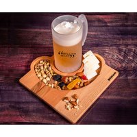 Personalisierter Bierkrug Und Bierständer, Muttertagsgeschenk, Geschenk Für Paare, Valentinstagsgeschenk, Jahrestagsgeschenk, Einweihungsgeschenk von BKGift