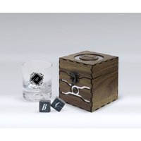 Personalisiertes Whisky Gläser Set Mit Whisky-steinen Und Holzbox. Besondere Geschenkbox. Besonderes Geschenk Für Trauzeugen von BKGift