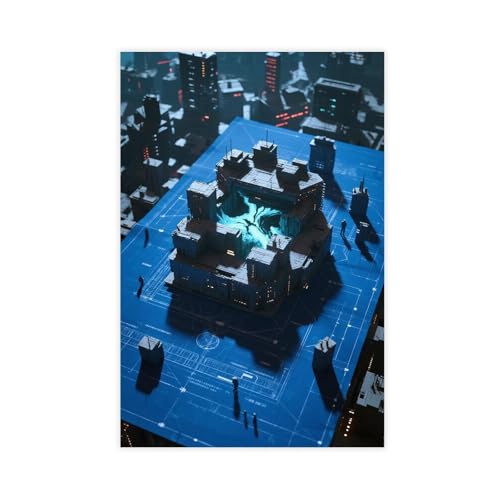 BKHJSASU Blueprints Will Devour The Art of Logic (1) Leinwandposter Schlafzimmer Dekor Landschaft Büro Zimmer Dekor Geschenk 30 x 45 cm von BKHJSASU