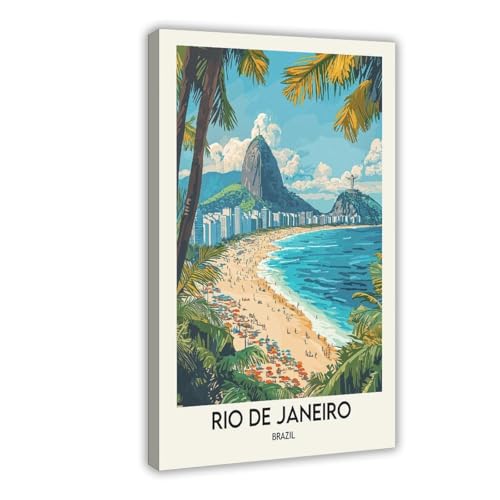 BKHJSASU Kunstdruck auf Leinwand "Art in Rio De Janeiro", Brasilien, Wandkunst, Dekordruck, Gemälde für Wohnzimmer, Schlafzimmer, Dekoration, 20 x 30 cm BKHJSASU Kunstdruck auf Leinwand "Art in Rio De Janeiro", Brasilien, Wandkunst, Dekordruck, Gemälde für Wohnzimmer, Schlafzimmer, Dekoration, 20 x 30 cm von BKHJSASU