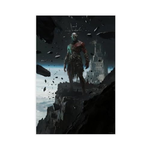BKHJSASU Poster "Space Mutant Monster", Leinwandposter, Wandkunst, Dekordruck, Bild Gemälde für Wohnzimmer, Schlafzimmer, Dekoration, 40 x 60 cm von BKHJSASU