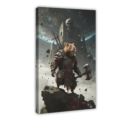 BKHJSASU Space Mutant Meerschweinchen-Poster (2), Leinwand-Poster, Schlafzimmer, Dekoration, Landschaft, Büro, Raumdekoration, Geschenk, 30 x 45 cm von BKHJSASU