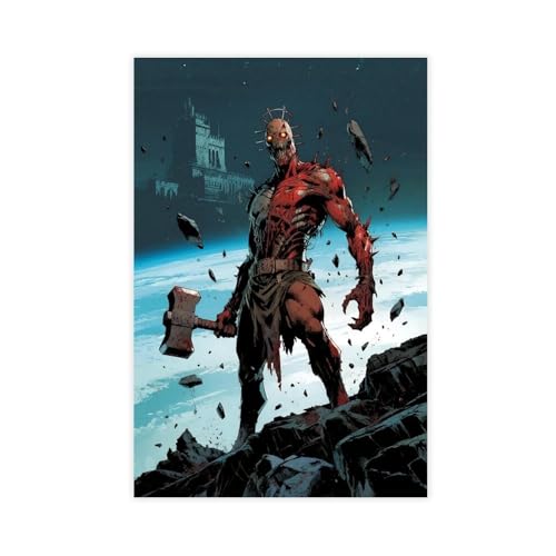 BKHJSASU Space Mutant Pegasus Poster (4) Leinwandposter Schlafzimmer Dekor Landschaft Büro Zimmer Dekor Geschenk 20 x 30 cm von BKHJSASU