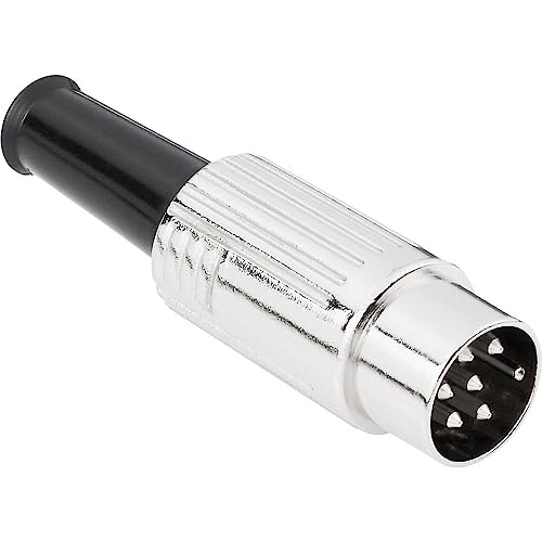 DIN männlich, rechts BKL Electronic 0208026, Anzahl der Pole (num): 8 Silber, 1 Stück von BKL ELECTRONIC