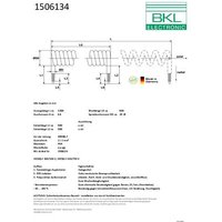 BKL Electronic 1506134 Spiralkabel H05BQ-F 800mm / 3200mm 2 x 1mm² Orange 1St. von BKL Electronic