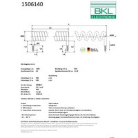 BKL Electronic 1506140 Spiralkabel H05BQ-F 800mm / 3200mm 5G 1mm² Orange 1St. von BKL Electronic