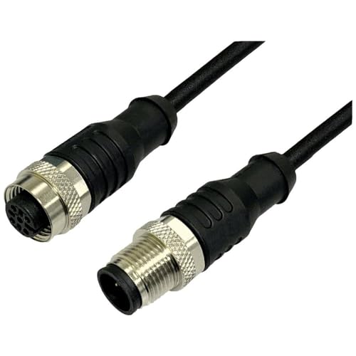 BKL Electronic 2702040 Sensor-Aktor-Verlängerungsleitung M12 Stecker gerade auf Kupplung gerade 2m von BKL Electronic