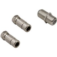 BKL Electronic 0403536 F-Verbinder-Set Anschlüsse: F-Stecker, F-Buchse, F-Stecker Kabel-Durchmesser von BKL Electronic