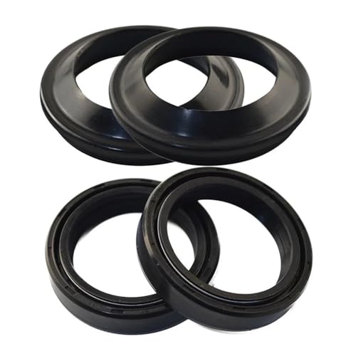 BKRZRN 41 × 54 × 11mm Motorrad Gabel Dämpfer Öl Dichtung & Staub Dichtung Fit for VFR800 XR250 XR350R XR250L CBR400RR CBR400F VFR400 NC30(Oil and Dust Seal) von BKRZRN