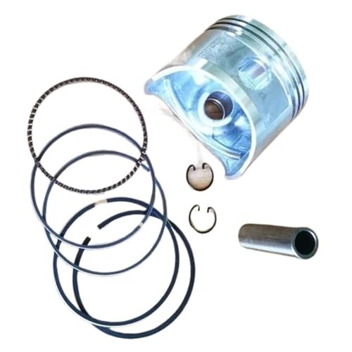 BKRZRN Ersatzteil GT400-Kolbensatz, 62 mm, passend for GT400 GM132 4.0HP-Motor MBP20G Wassergeneratoren, Kolben + Ringe + Stift + Clip von BKRZRN