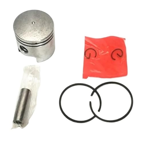 BKRZRN Ersatzteil Kolbensatz 36mm Passend for 1E36F-2 36F-2 36F 2 Zyklus Zylinder Zylinderbaugruppe Kolbenringsatz Stiftclips Assy(5 Sets) von BKRZRN