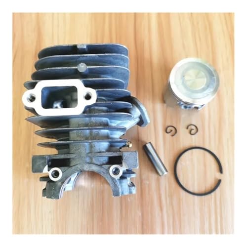 Ersatzteil CS-350T Zylinderkolbensatz 39 mm Lager Kettensäge Passend for CS-350WES CS350TES CS-351 CS350 Zylinder + Kolben + Ring + Stift + Clip(NO Cover Bearing) von BKRZRN