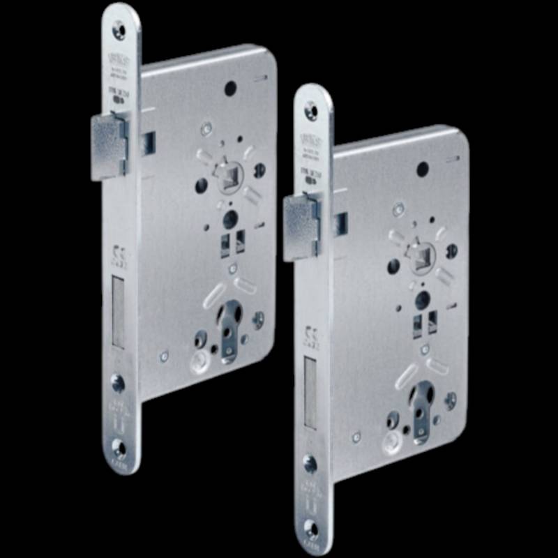 B-Ware Bks Feuerschutztürschloss Schloss Türschloss B 1206 24/65/72/9mm Din L 2 Stück von BKS