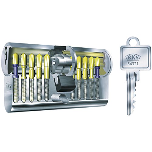 BKS Profilzylinder 88120030 N, mit GF, BL 35/55 mm, mit 3 Schlüssel, 35/55 BKS Profilzylinder 88120030 N, mit GF, BL 35/55 mm, mit 3 Schlüssel, 35/55 von BKS