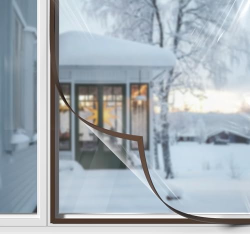 BKSAI Magnetische Thermofolie Fenster Isolierfolie 7mal Dicker Transparente Fenster Isolierung Gegen Kälte Wärmedämmung Thermo Cover Kälteschutz Gegen Kondenswasser Fensterfolie Winter BKSAI Magnetische Thermofolie Fenster Isolierfolie 7mal Dicker Transparente Fenster Isolierung Gegen Kälte Wärmedämmung Thermo Cover Kälteschutz Gegen Kondenswasser Fensterfolie Winter von BKSAI